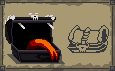 An unused Ammonomicon entry for the black chest Mimic.