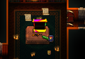 A rainbow chest overwriting the scripted green chest in Hall of Knowledge