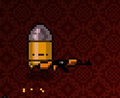 A Bullet Kin with an AK-47.