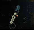 Une Fée carabombe se lançant vers le joueur.