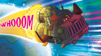 Frifle and Mausers personal spaceship, seen only in the Comic